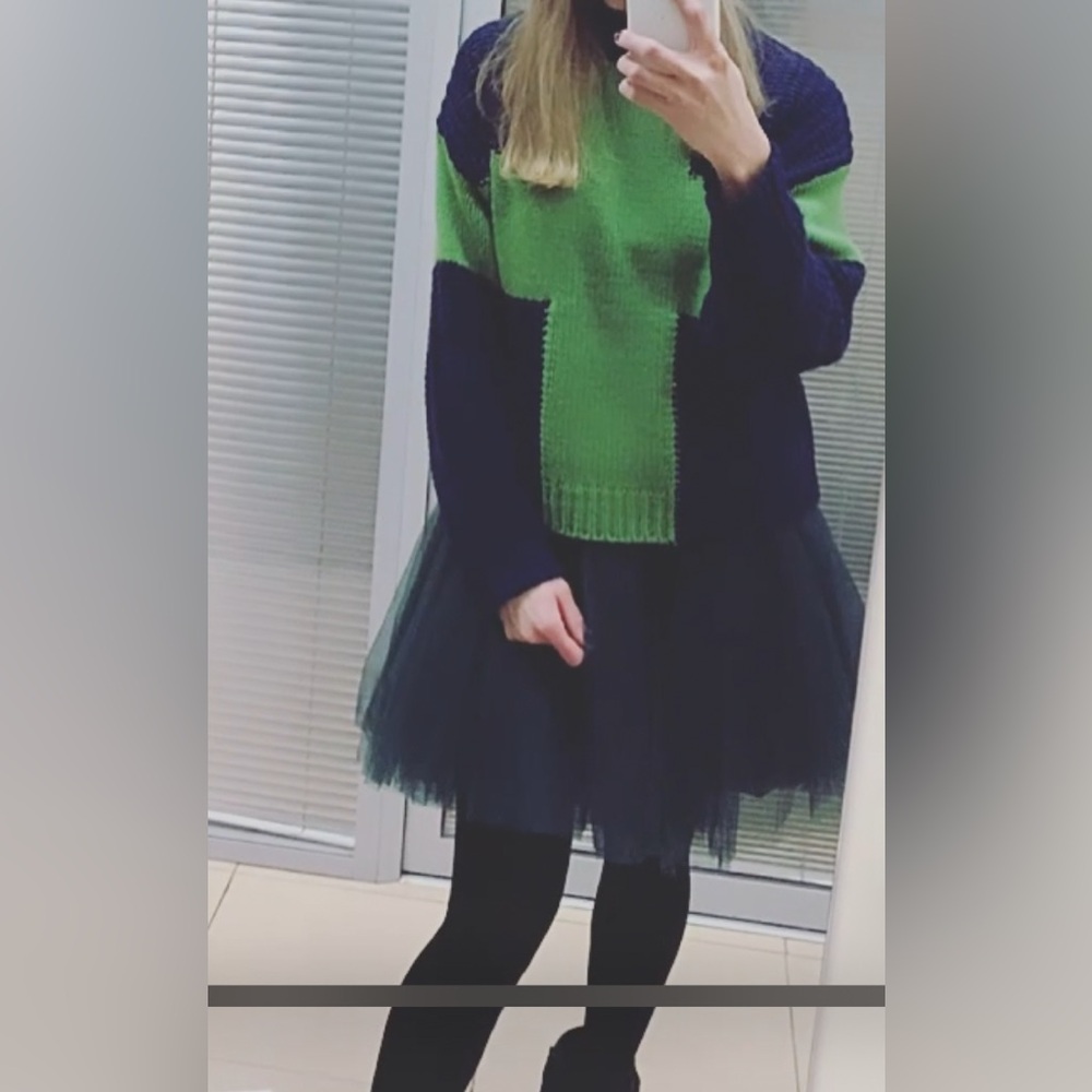 Skirt midi forest green $38